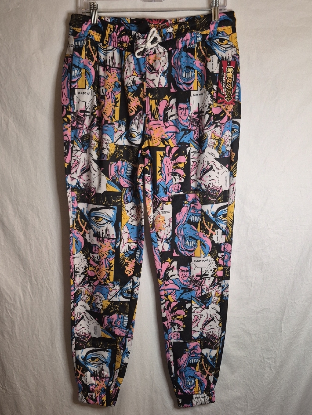 Fresh Multicolor Comic Print Sweatpants